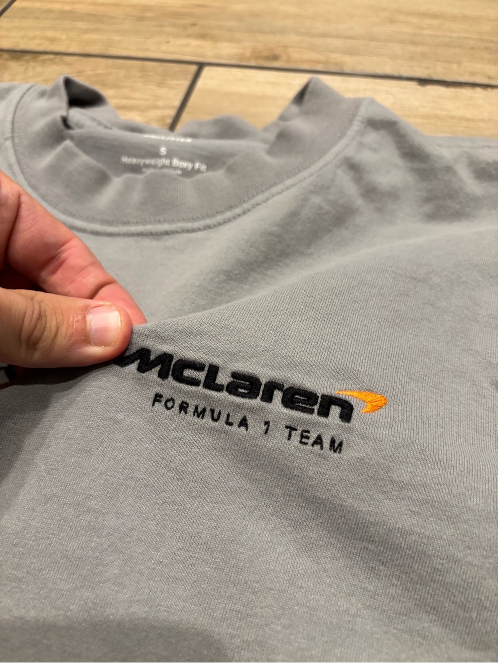 Hollister x McLaren F1 Lando Norris Graphic Tee Heavyweight Boxy Fit Size S - Picture 5 of 6